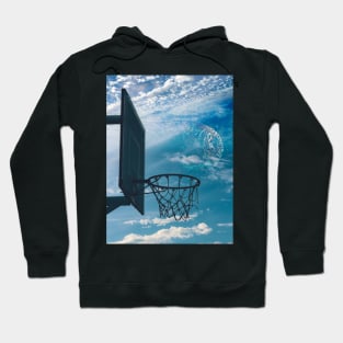 Blue Cloud Basketball Hoodie